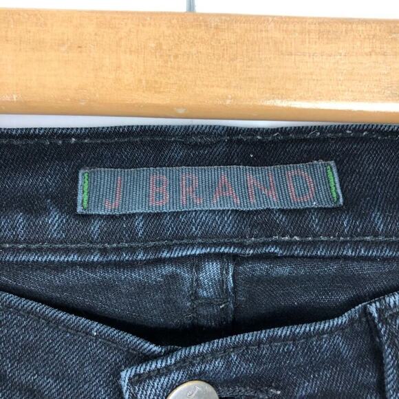 J Brand Y2K Charcoal Gray Skinny Mid Rise Jeans Size 27 with 5 pockets - Picture 15 of 16